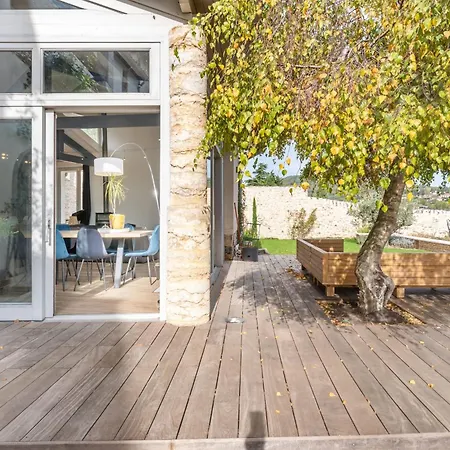 فيلة Les Pierres Seches - House With Pool And Open View Near The Village *