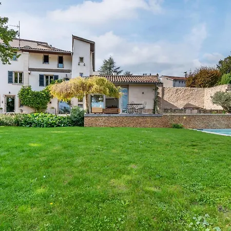 فيلة Les Pierres Seches - House With Pool And Open View Near The Village Saint-Didier-au-Mont-d'Or