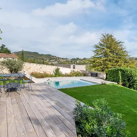 Les Pierres Seches - House With Pool And Open View Near The Village Saint-Didier-au-Mont-d'Or
