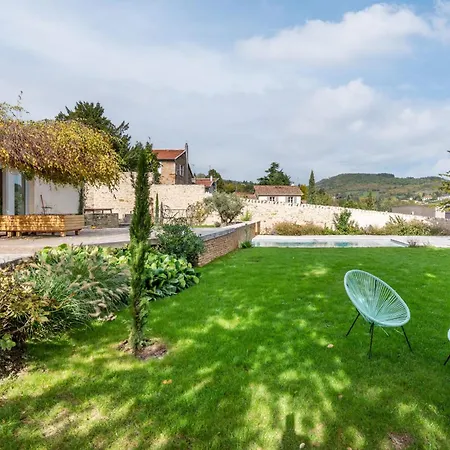 Les Pierres Seches - House With Pool And Open View Near The Village فيلة