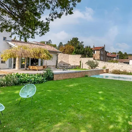 Les Pierres Seches - House With Pool And Open View Near The Village * Saint-Didier-au-Mont-d'Or